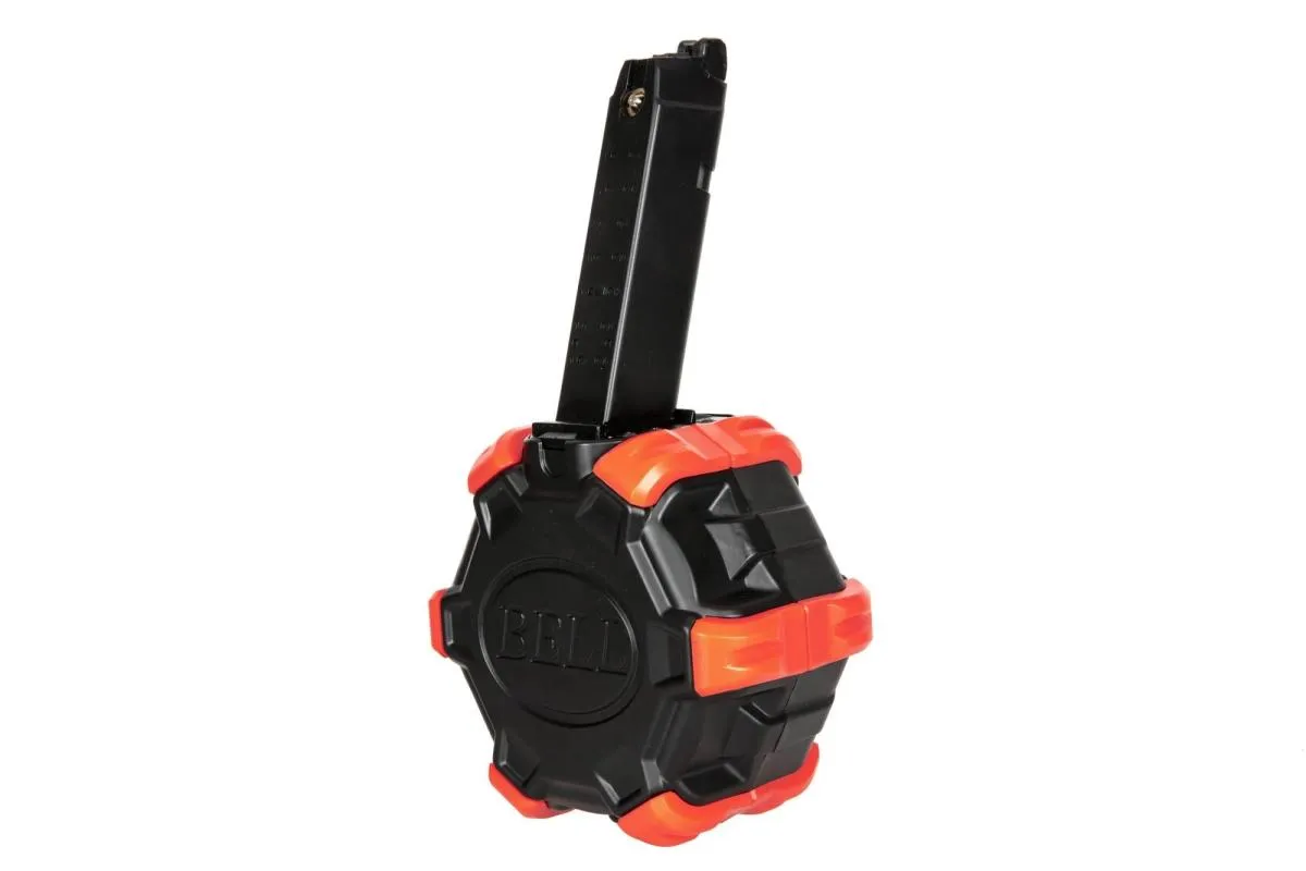 Double Bell 350 Schuss Drum Mag für G17 Modell mit GBB